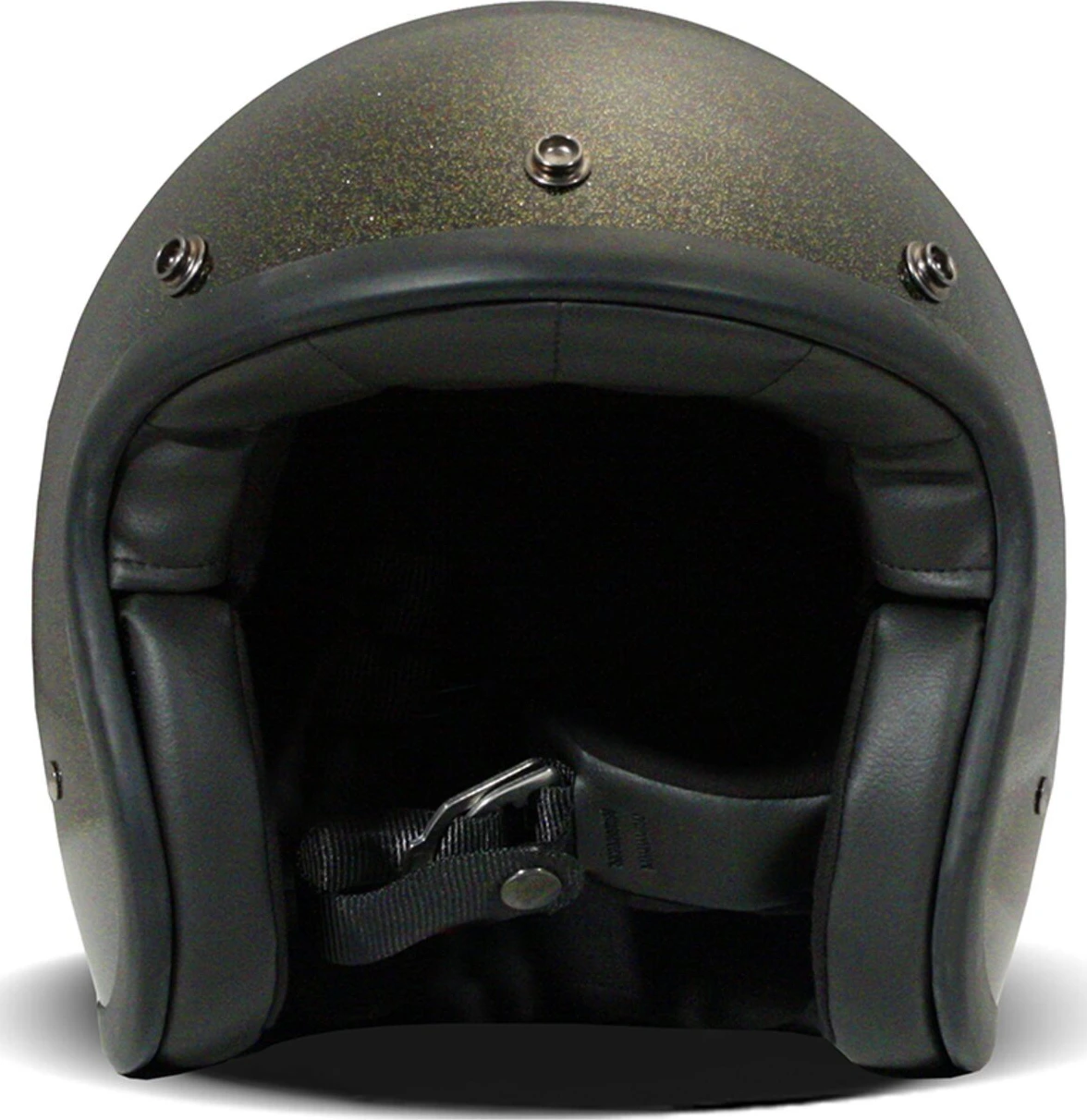 DMD Retro helmet, glitter Brown, bronze, 2XL, Metal Flake