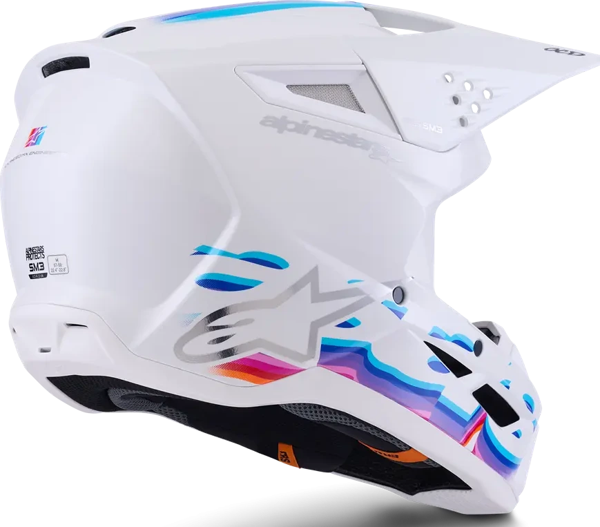 HELMET SM3 FORCE WHITE-GLOSS XS