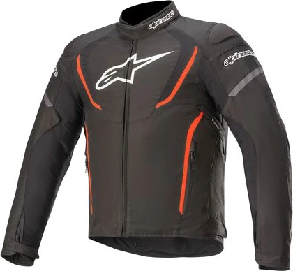 Alpinestars Jacket T-Jaws v3 Waterproof Black/Red Fluo, 3XL