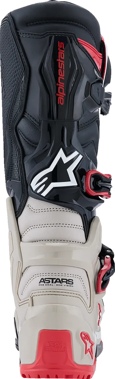 BOOT TECH 7 ENDURO BLK/LT GRAY/BRT RD 7