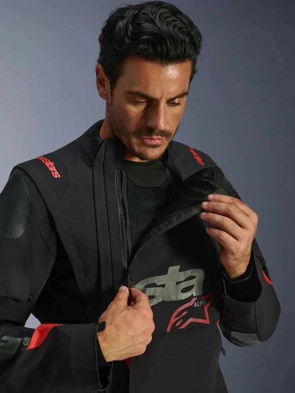 Alpinestars Jacket Harok Pro Drystar XF Laminated Black/Red, M