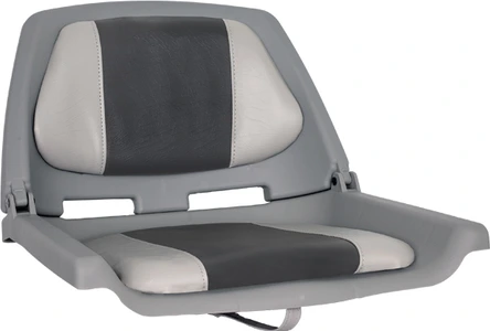 OS FISHERMANS SEAT FOLDING PADDED GREY/CHARCOAL
