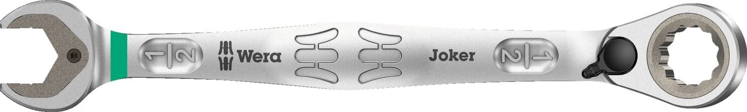 Wera ratcheting wrench Joker switch - US sizes 1/2", Black, 177 mm