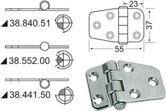 S.S hinge 55x37 mm