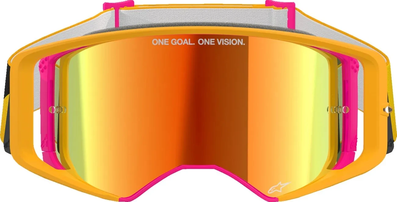 GOGGLE SUPERTECH CORP YLW/PNK MIRROR-RED