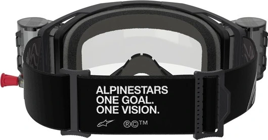 Alpinestars Goggle Vision 8 CORP Black/ Clear ROLL-OFF