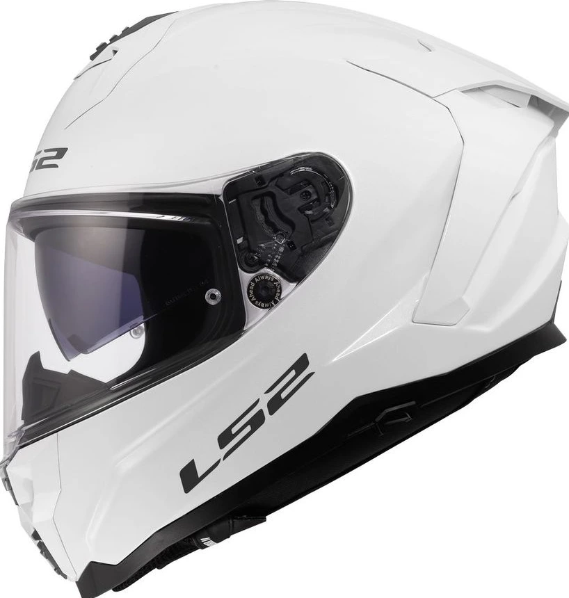 LS2 FF817 CHALLENGER II SOLID Helmet - Gloss White, S