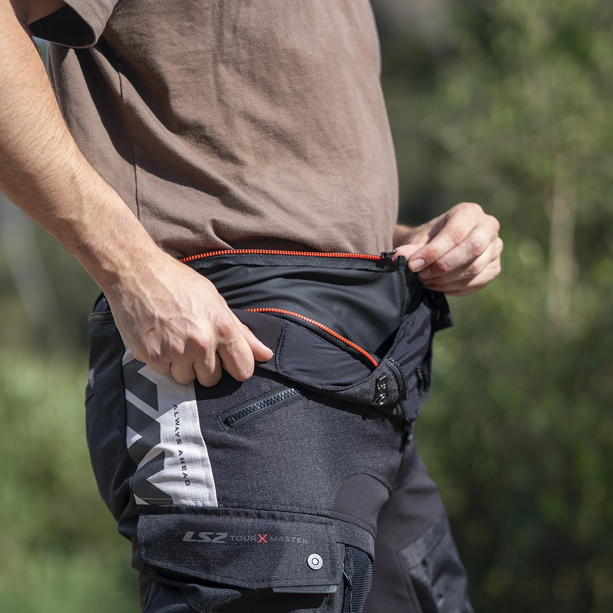 LS2 X-Master Man Pants - Black Grey, S
