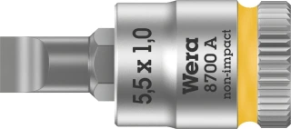 Wera Zyklop 1/4" Slotted socket bit