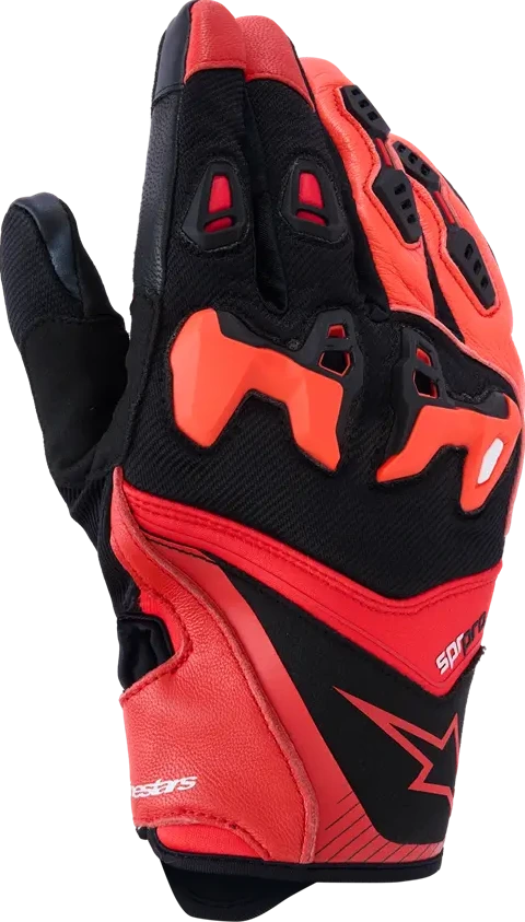 GLOVE SP-R PRO RED/RED FLUO/BLACK S