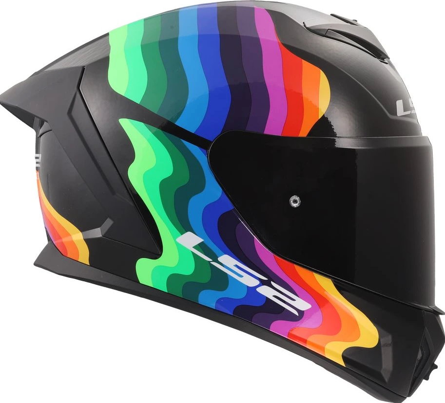 LS2 FF820 RAPID III FLOW Helmet - Black Multi, 3XL
