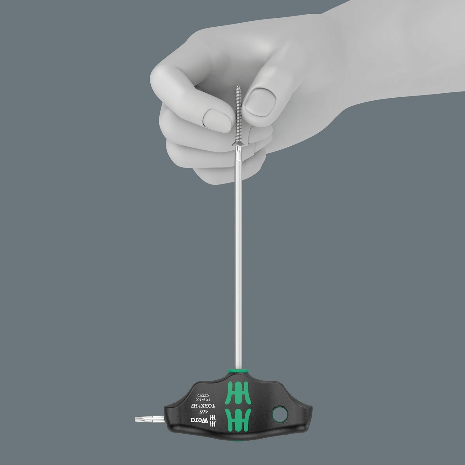 Wera screwdriver set T-handle Hex plus torx, 7 pieces, Black