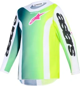 Alpinestars Jersey Youth Fluid Portl Green/White/Black, M