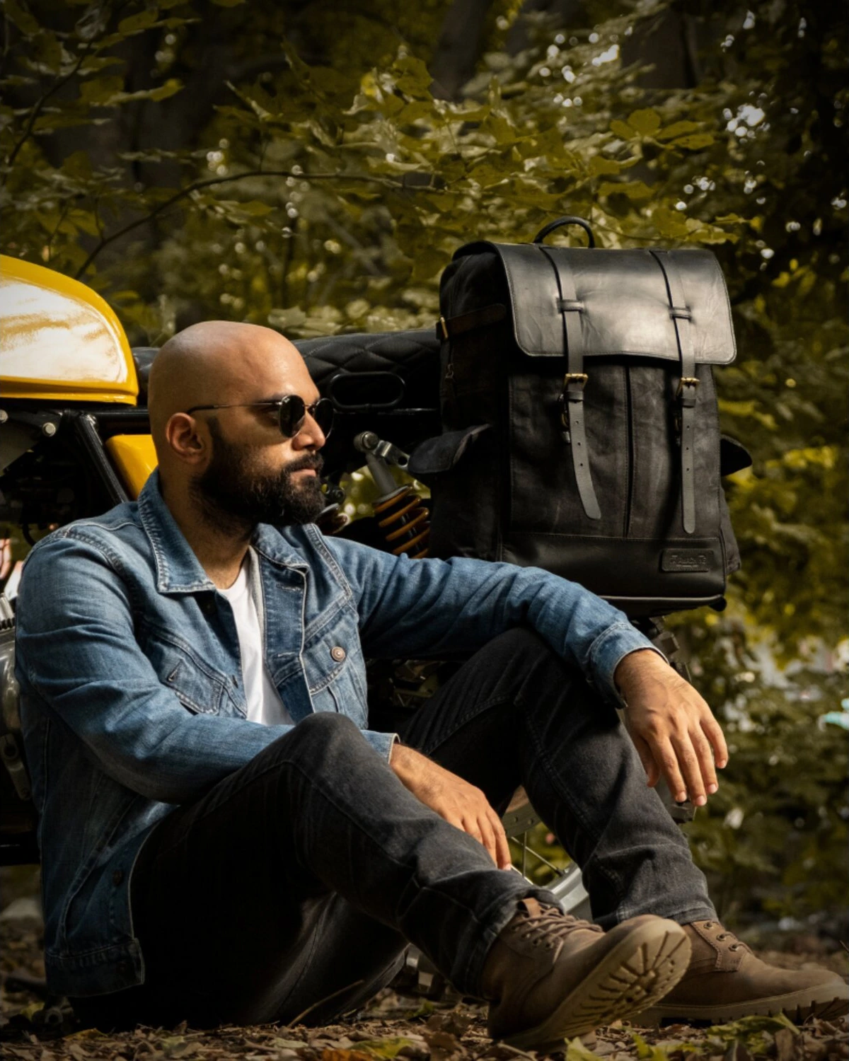 Trip Machine Rambler backpack bag, Black