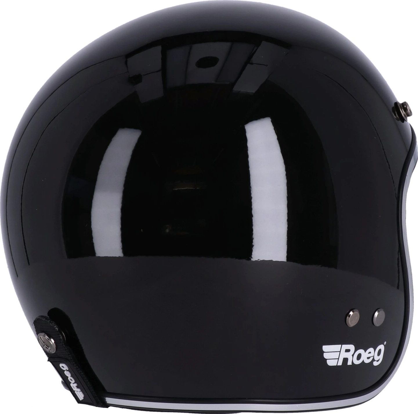 Roeg JETT helmet, Black, S, Gloss