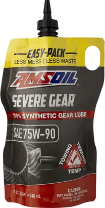 Amsoil SEVERE GEAR 75W-90 Синтетическое трансмиссионное масло 946 мл