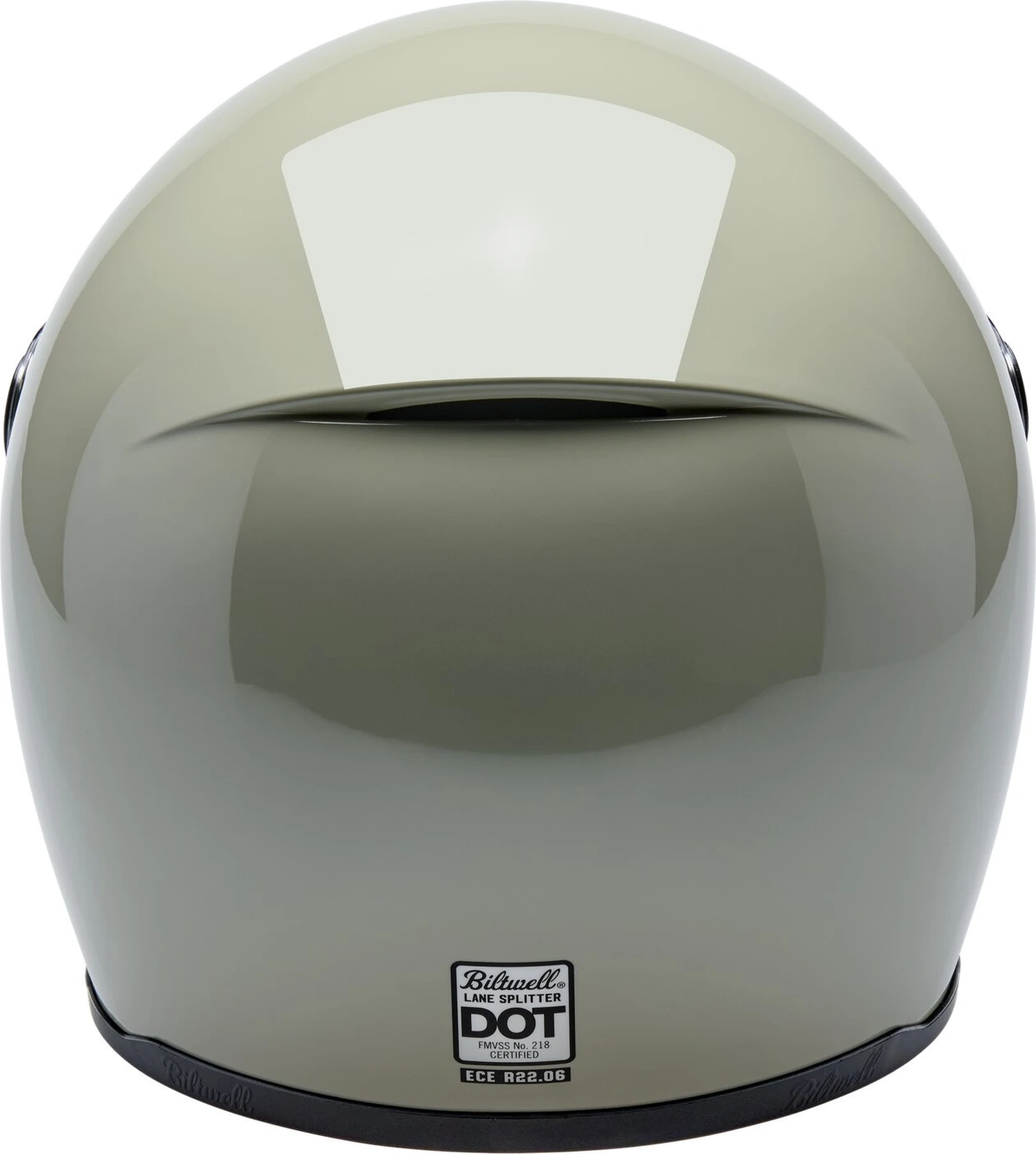 Biltwell Lane Splitter helmet, chalk Gray, 2XL, Gloss