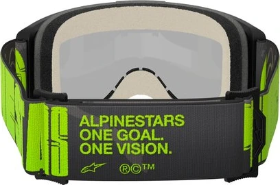 Alpinestars Goggle Vision 5 HOLLOW CHARCOAL YLLW FL Mirror SILVER