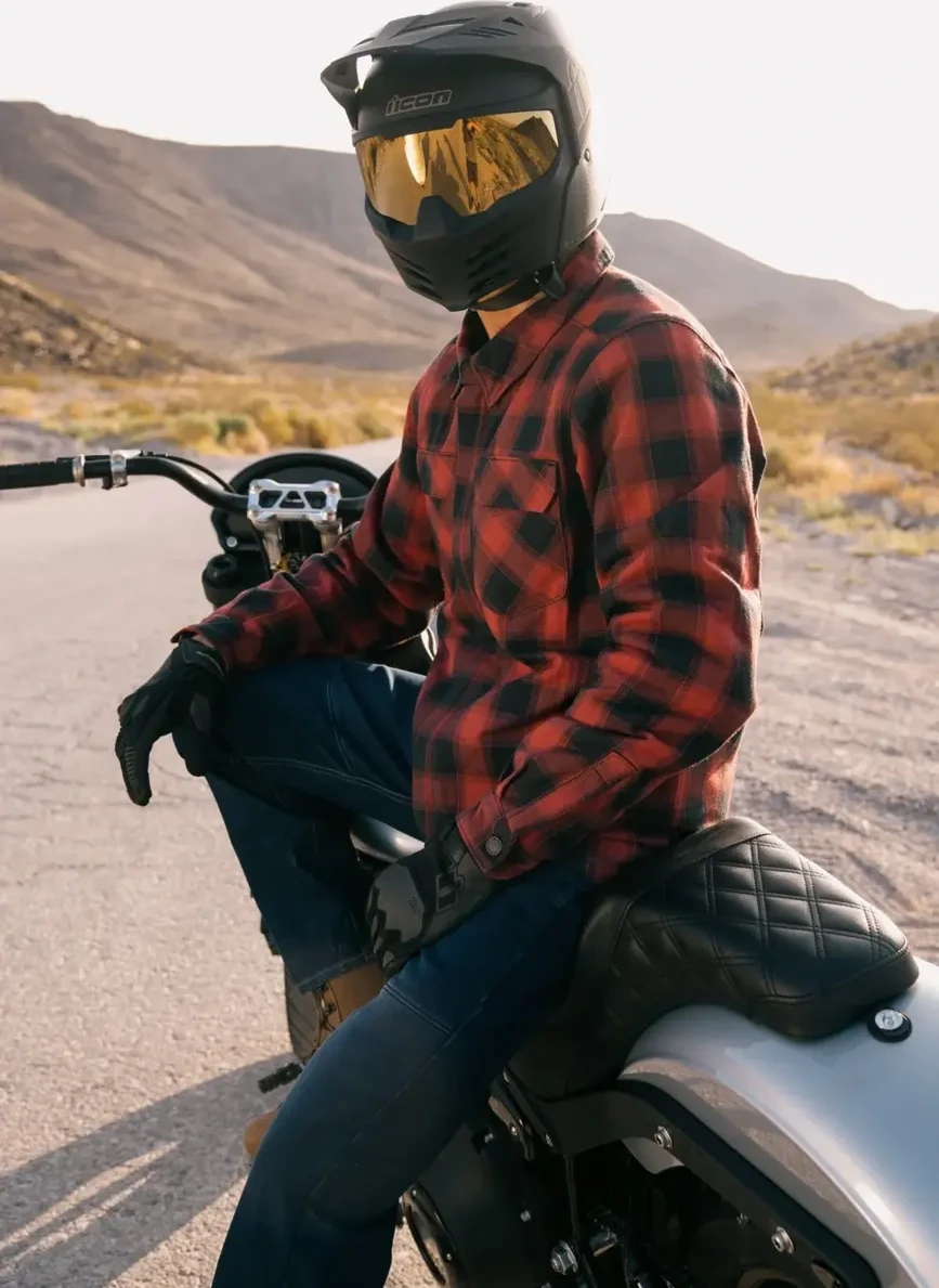 JACKET FALLBLOCK FLANNEL RED SM