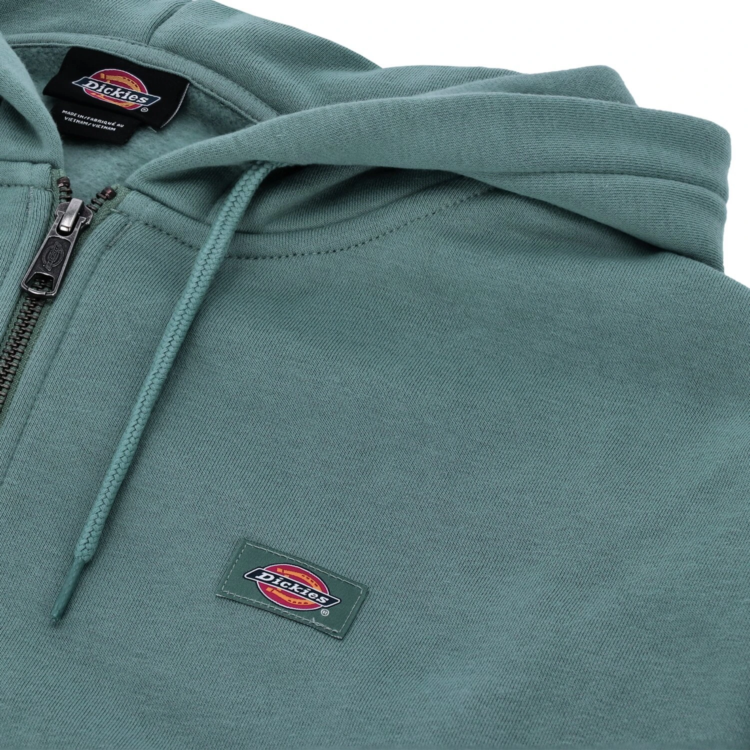 Dickies Oakport female zip hoodie, stormy sea Blue, M