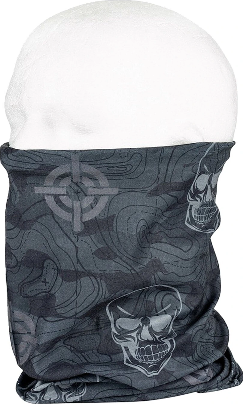 Army Surplus Wrap target Skull Coolmax tunnel, Multi-color, One size fits most
