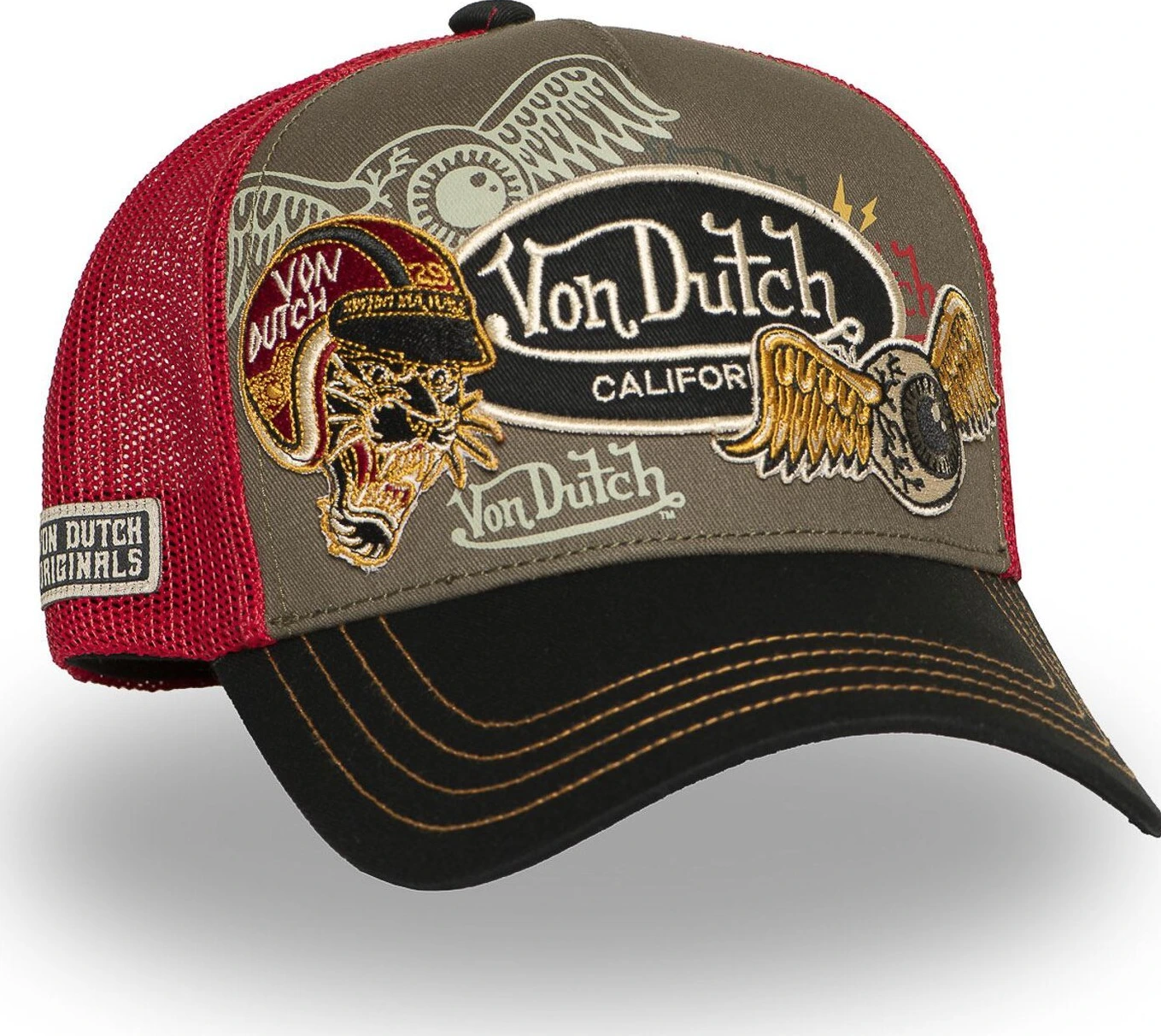 Von Dutch Patches Tiger cap