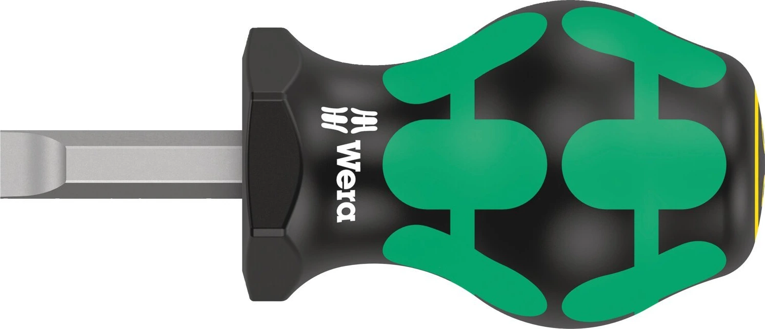 Wera Stubby carburetor screwdriver Slotted screws Series 335, Black, 24.5 mm