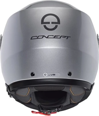 Schuberth Helmet CONCEPT glossy silver, 53 XS