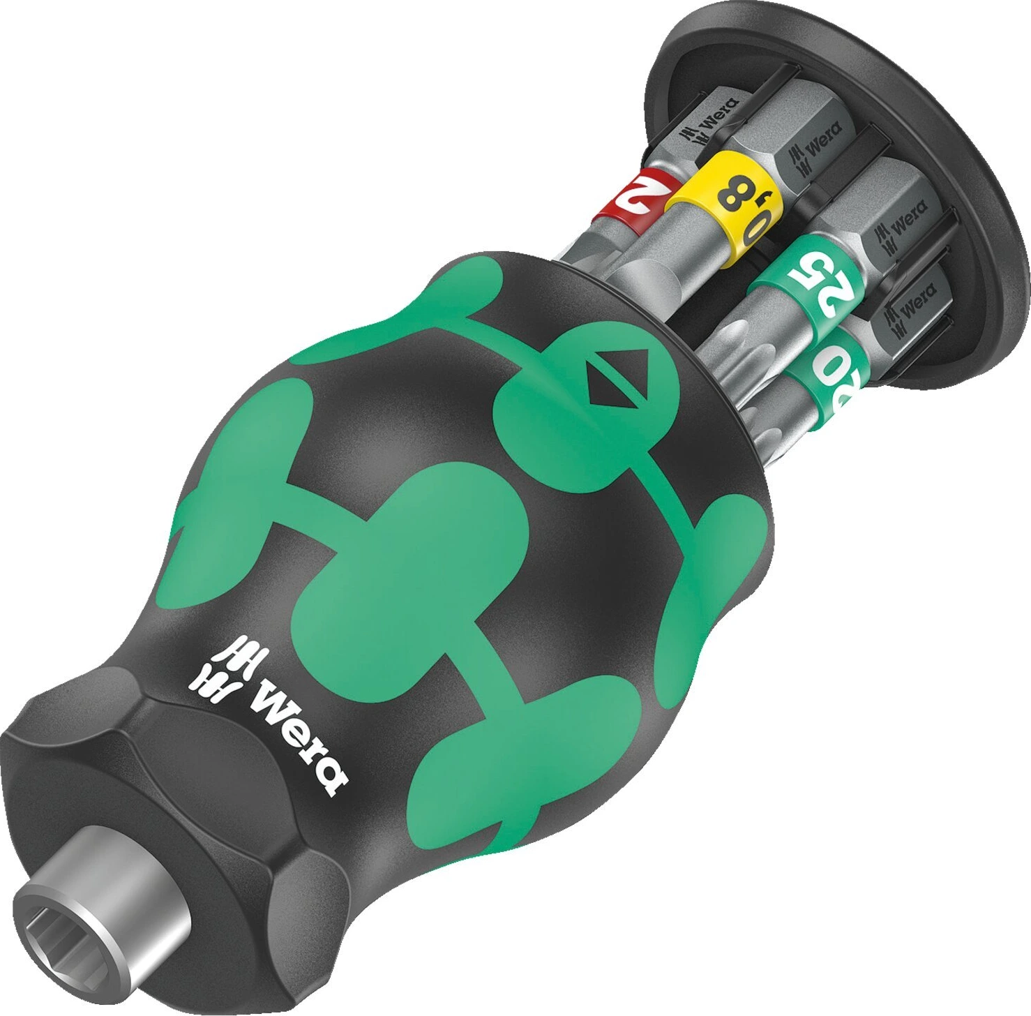 Wera Kraftform Kompakt Stubby magazin, Black