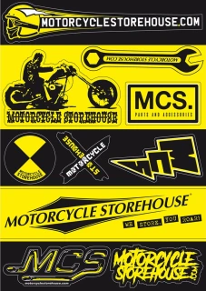 Motorcycle storehouse, Stick sheet A5