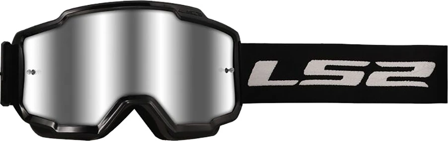 LS2 CHARGER PRO GOGGLE - Black/Silver Visor