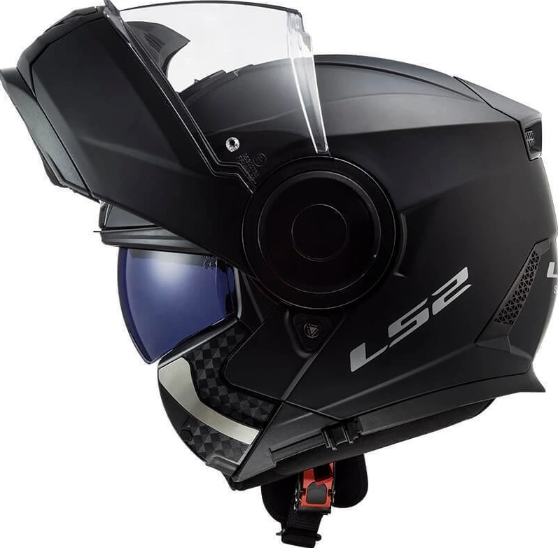 LS2 FF902 SCOPE solid pinlock incl helmet - Matt Black, XL