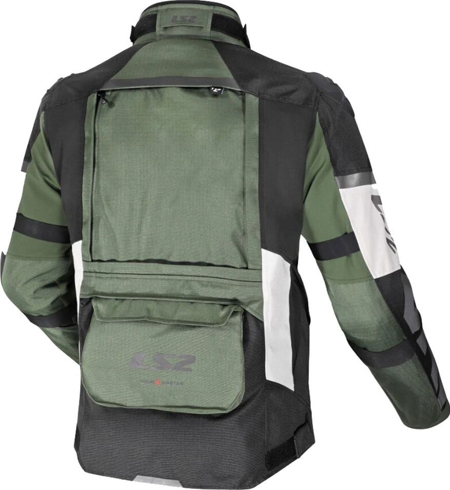 LS2 X-MASTER MAN JACKET - Black Green Grey, XL