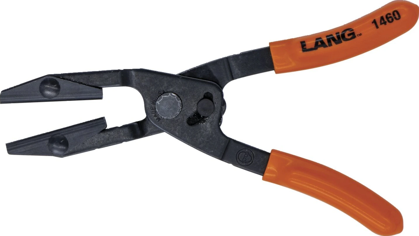 Lang Tools, kampiniai žarnų užspaudimo replės. Mažos, 0 mm