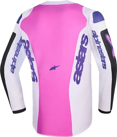 Alpinestars Jersey Youth Fluid Grid Black/Gray/Purple, M