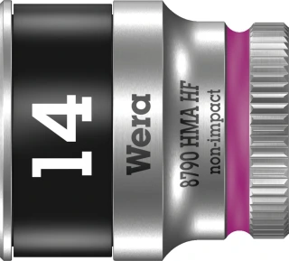 Wera Zyklop 1/4" socket with holding function - Metric 14.0