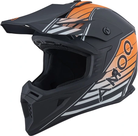 AMOQ Meteor V2 Helmet Axis Black/orange, XS