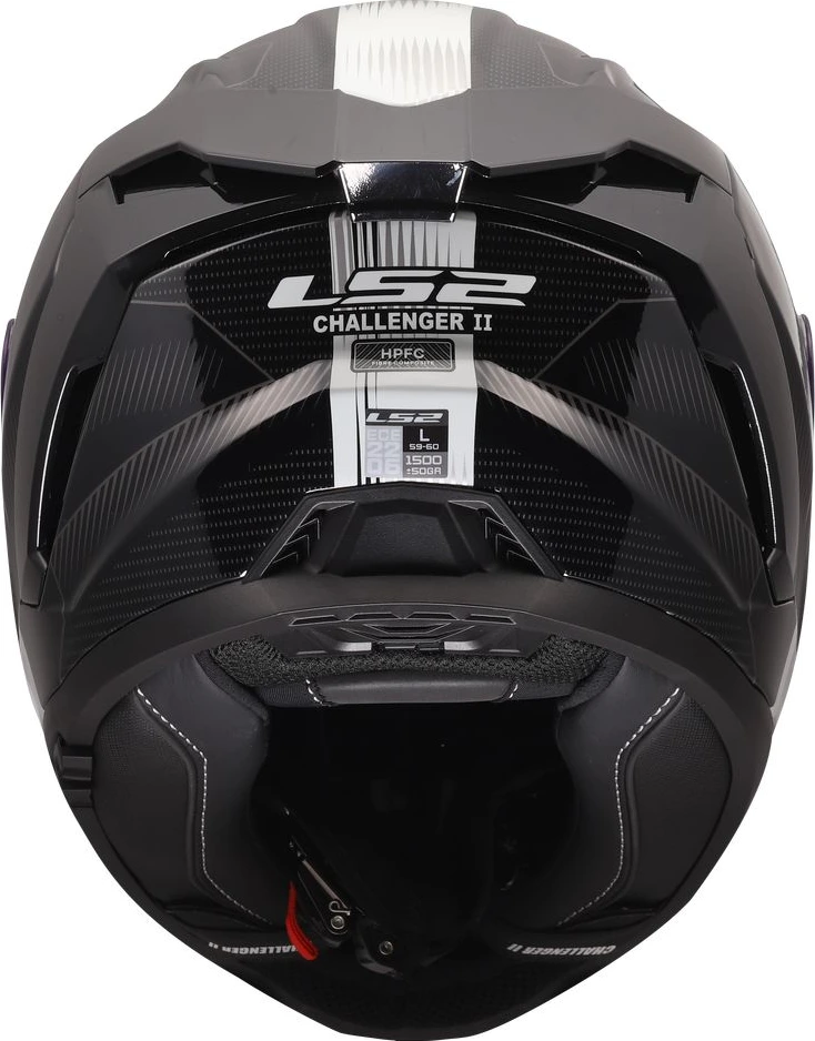 LS2 FF817 CHALLENGER II NITRO Helmet - Black Grey, 3XL