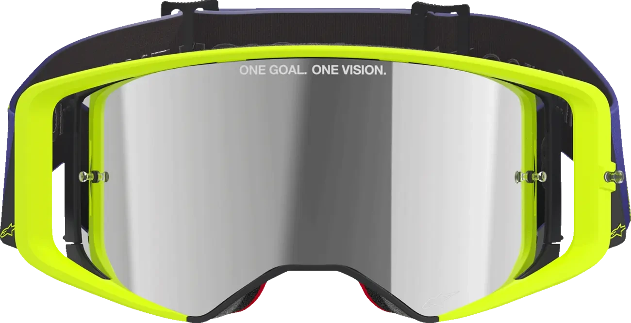 GOGGLE SUPERTECH CORP PURPLE/YL MIRROR-SIL