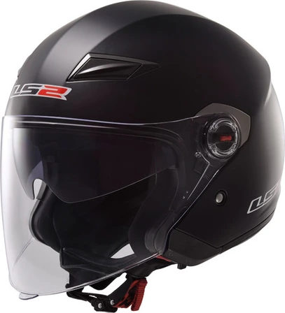 LS2 Helmet OF569 Track Single Mono Matt Black, XS
