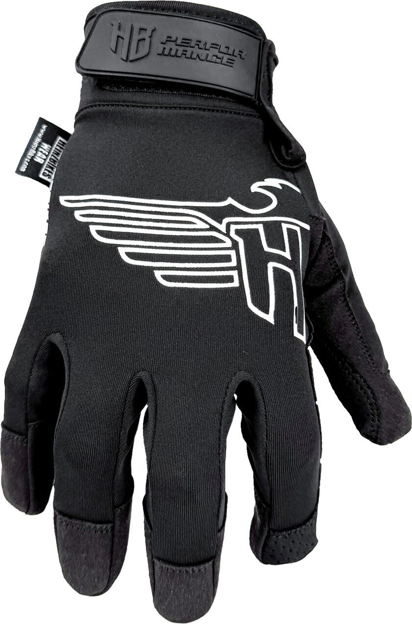 HeinzBikes Eagle split gloves, Black, L
