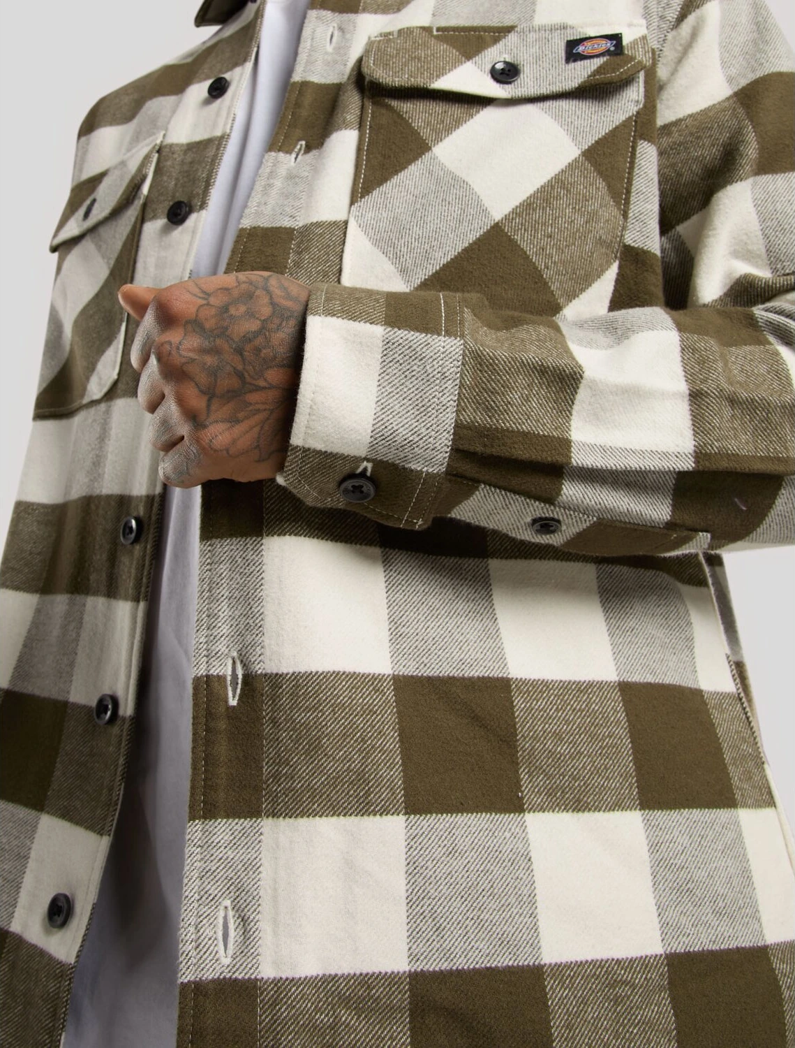 Dickies Sacramento shirt egret, Beige, 2XL
