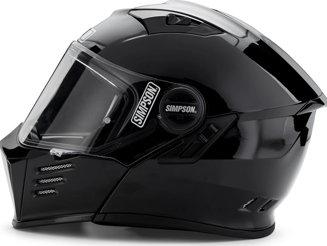 Simpson Darksome helmet, black metal, M, Gloss