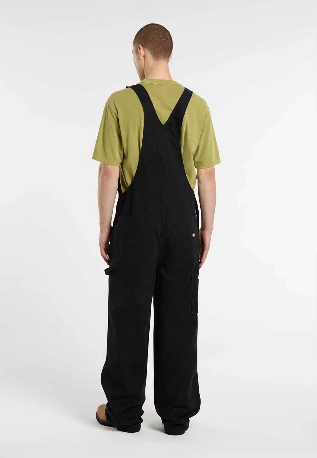 Dickies Loose canvas bib, Black, L
