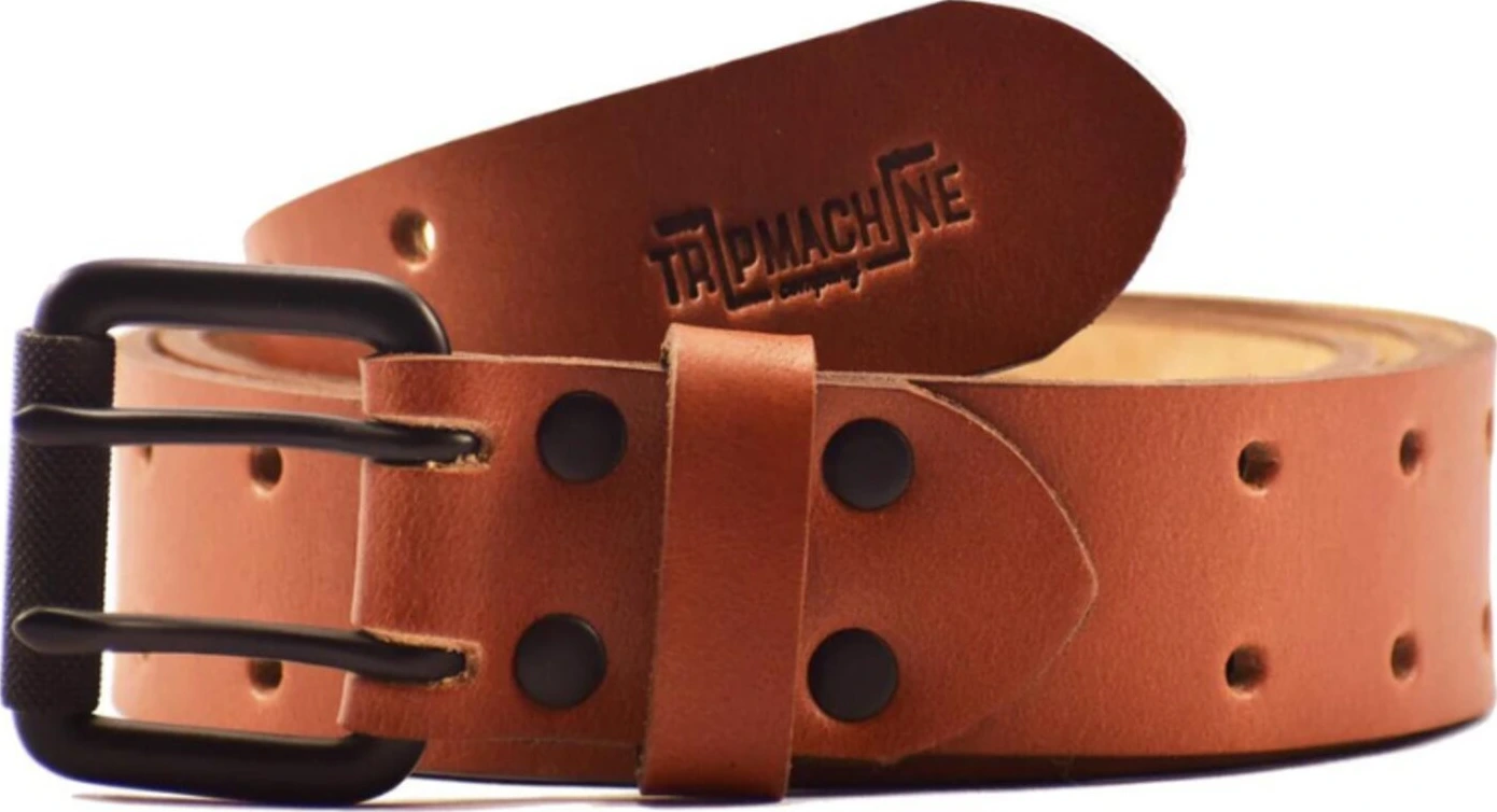Trip Machine Belt Double pin, vintage tan