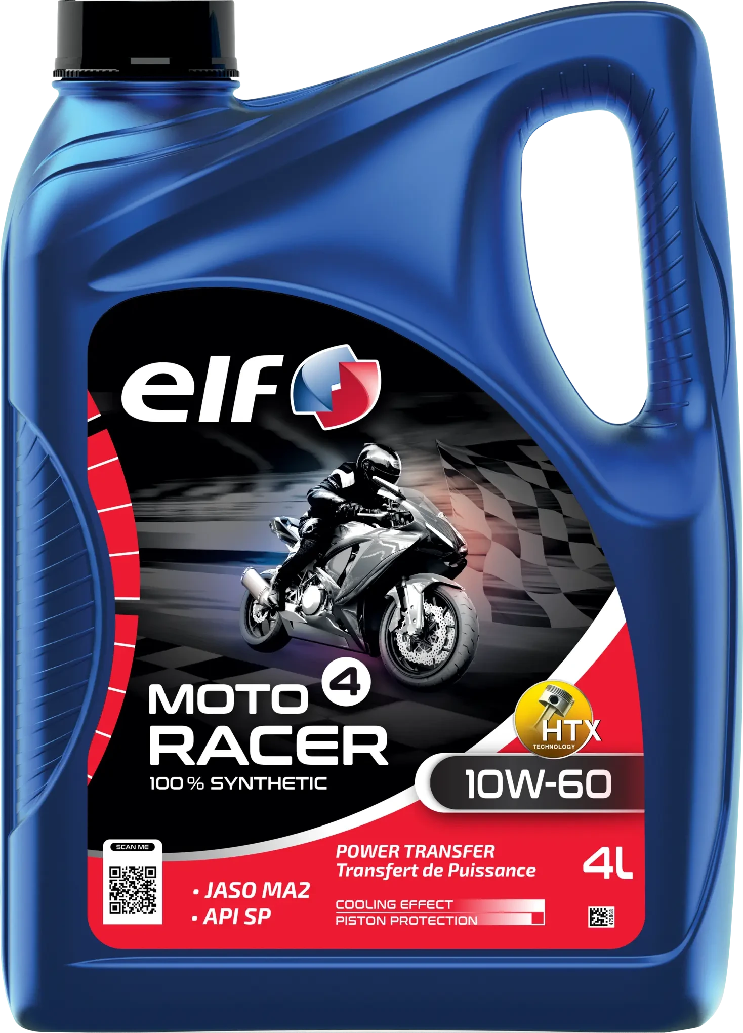 ÕLI MOTO 4 RACER 10W-60 SYN 4L