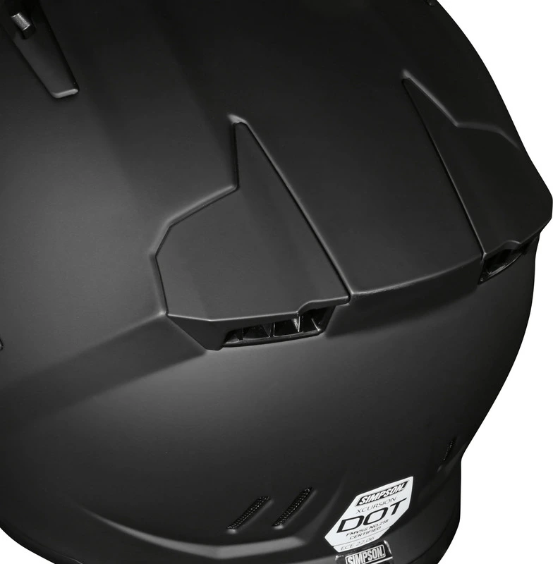 SIMPSON Helmet Xcursion matt black, S