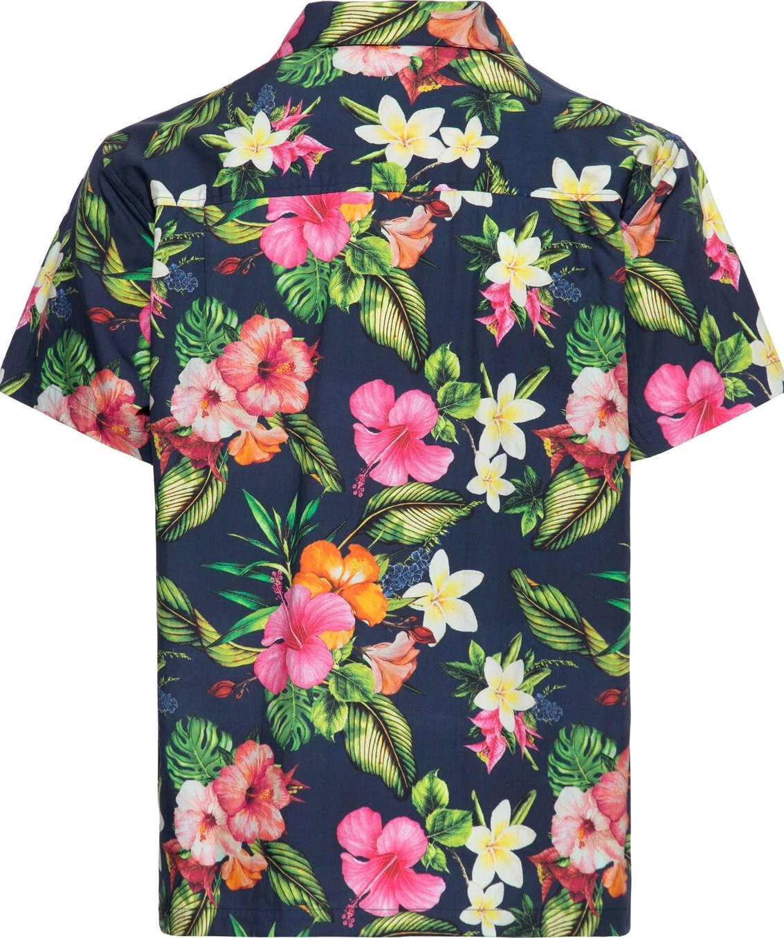King Kerosin Tropcial flowers hawaii shirt, Multi-color, M
