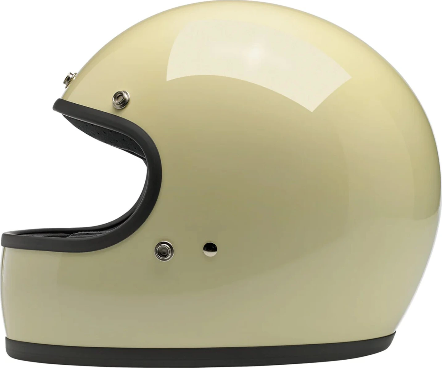 Biltwell Gringo helmet, vintage White, White, S, Gloss