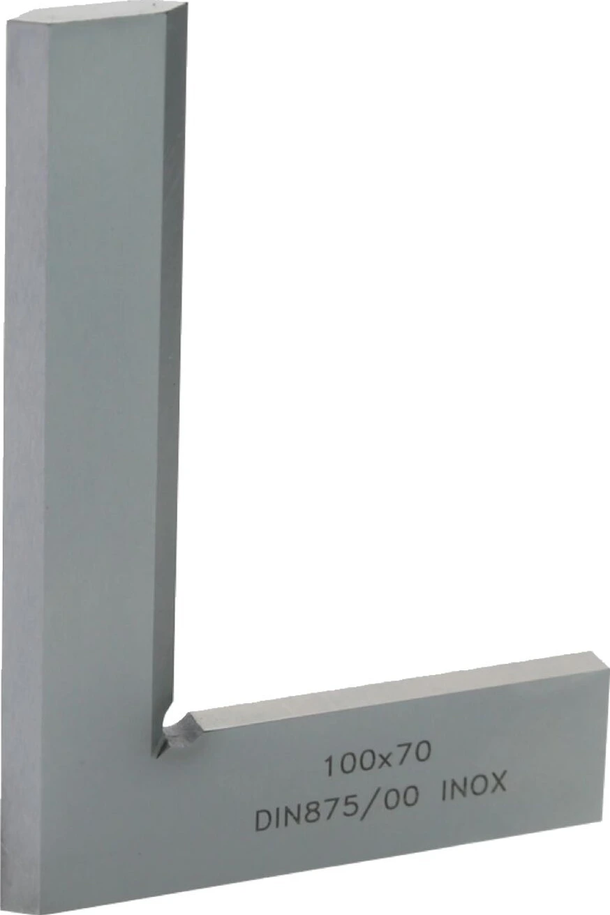 MIB, positioning square, beveled edge. 100 x 70mm, Black, 100 mm